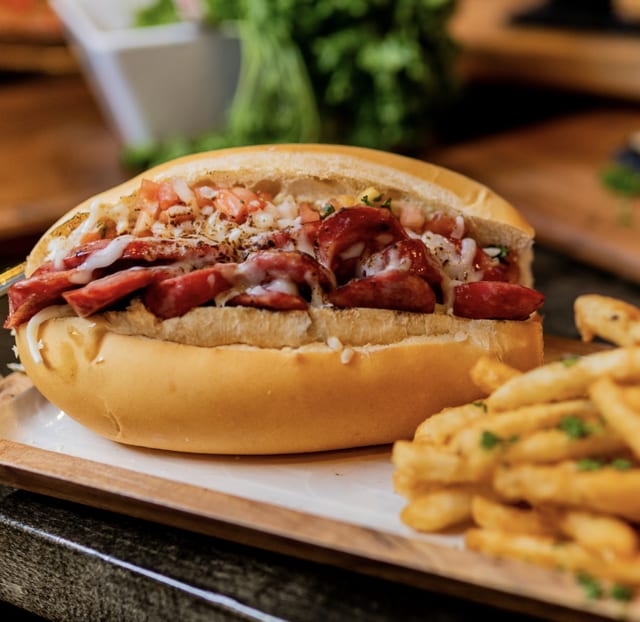 Brazilian Sausage Sandwich.